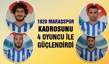 1920 Maraşspor ara transferde 4 futbolcu ile anlaştı