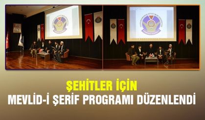 KSÜ’de şehitler için Mevlid-i Şerif programı düzenlendi