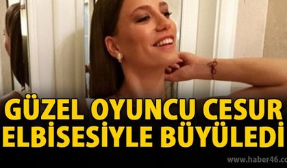 Serenay Sarıkaya yardım gecesindeki elbisesi ile büyüledi