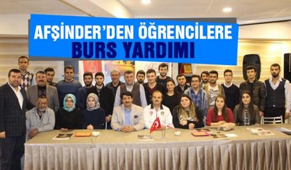 AFŞİNDER'den öğrencilere burs yardımı