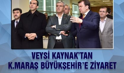 Başbakan Yardımcısı Veysi Kaynak’tan Kahramanmaraş Büyükşehir’e ziyaret