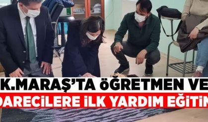 Kahramanmaraş'ta ilk yardım eğitimi!