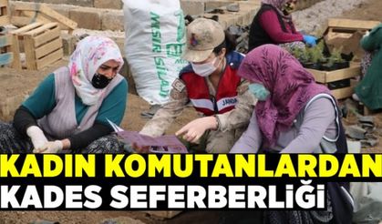  Kahramanmaraş’ta kadın komutanlar, KADES uygulaması hakkında bilgilendirdi
