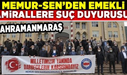 Kahramanmaraş Memur-Sen İl Başkanı Aydın, suç duyurusunda bulundu!