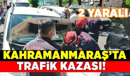 Kahramanmaraş'ta direksiyon hakimiyetini kaybeden sürücü 2 otomobile çarptı!
