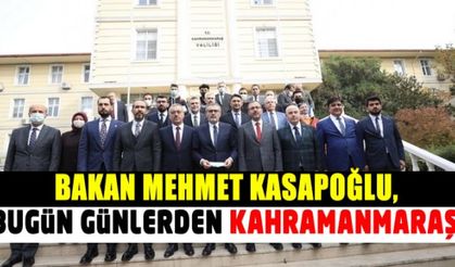 Bakan Kasapoğlu: Bugün günlerden Kahramanmaraş