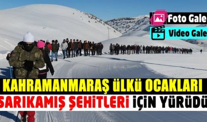 Kahramanmaraş'ta Sarıkamış Şehitleri anıldı!