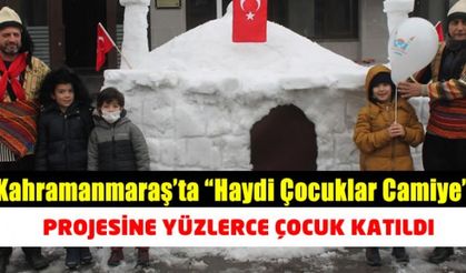 Kahramanmaraş’ta Yüzlerce Çocuk Camide Buluştu