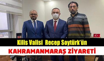 Kilis Valisi Recep Soytürk AA Kahramanmaraş Bürosu'nu ziyaret etti