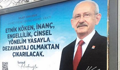 CHP'den dikkat çeken 'cinsel yönelim' afişi