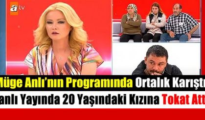 Müge Anlı Tatlı Sert Programında Tokat Şoku! 20 Yaşındaki Kızına Canlı Yayında Tokat Attı!