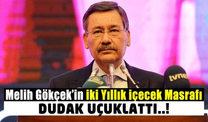 Melih Gökçek ve Özel Kalemi 2 Yılda 2 buçuk Milyonluk İçecek Tüketmiş!