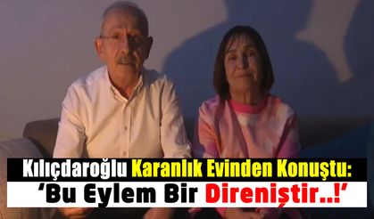Elektriği Kesilen Kemal Kılıçdaroğlu Karanlık Evinden Açıklama Yaptı