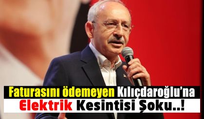 Elektriğe Gelen Zamları Protesto Etmek İçin Faturalarını Ödemeyen Kılıçdaroğlu'nun Elektriğini Kestiler