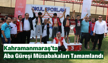 Kahramanmaraş'ta Aba Güreşi Türkiye Birinciliği Müsabakalarında Şampiyonlar Belli Oldu!