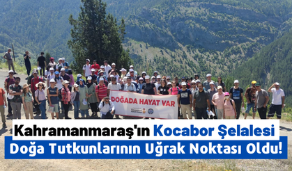 Doğaseverler Kahramanmaraş'ın Kocabor Şelalesi'ne Hayran Kaldı!