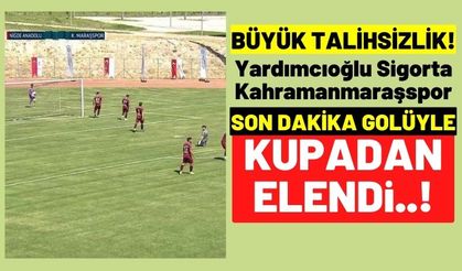 Yardımcıoğlu Sigorta Kahramanmaraşspor, Türkiye Kupası'na Veda Etti!
