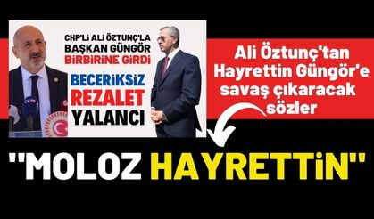 CHP'li Ali Öztunç'tan Ak Partili Hayrettin Güngör'e kavgada söylenmeyecek sözler