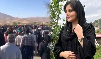 İran'da Polis Tarafından Saçı Gözüktü Diye Öldürülen Genç Kadının Cenazesinde Ortalık Karıştı!