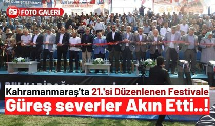 Kahramanmaraş'ta 21.'si Düzenlenen 'Geleneksel Bertiz Boyalı Kısa Şalvar Güreş Festivali'ne Yoğun İlgi!
