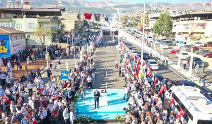 Kahramanmaraş’ta Tamamlanan Tevfik Kadıoğlu Köprülü Kavşağına Görkemli Açılış Töreni!