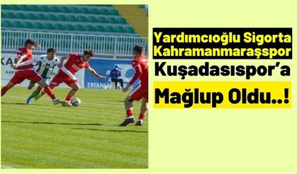 Yardımcıoğlu Sigorta Kahramanmaraşspor, Kuşadasıspor Maçından Puan Alamadı!
