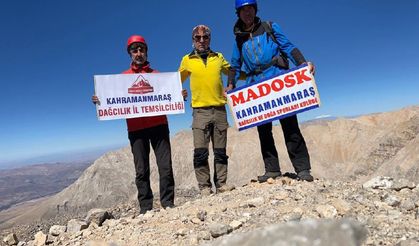 Kahramanmaraşlı Dağcıların Aladağlar Zirvesi!