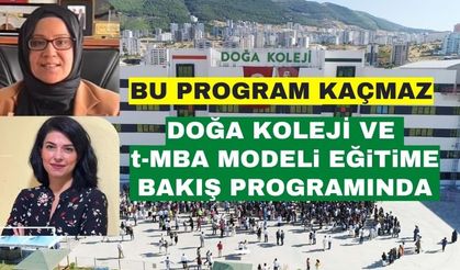 Eğitime Bakış Programında Doğa Koleji'nin t-MBA Modeli Konuşulacak