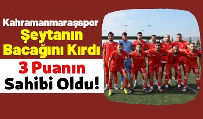 Kahramanmaraşspor Ligdeki İlk Galibiyetini 2-1 Kazandı!
