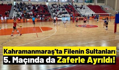 Alpedo Kahramanmaraş Kadın Voleybol Takımından Büyük Başarı: 5’te 5 Yaptılar!