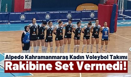 Alpedo Kahramanmaraş Kadın Voleybol Takımı Deplasmandan Zaferle Ayrıldı!