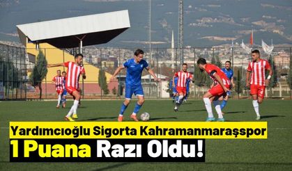 Kahramanmaraşspor Kendi Sahasında Çıktığı Maçta Berabere Kaldı!