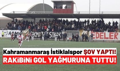 Namağlup Lider Kahramanmaraş İstiklalspor Rakibi 8-1 Mağlup Etti!