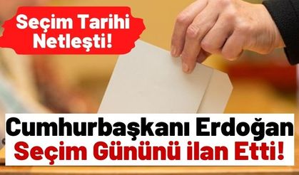 Cumhurbaşkanı Erdoğan Açıkladı: 2023 Seçimleri 14 Mayıs'ta Yapılacak!