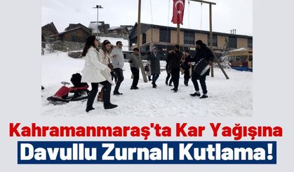 Kahramanmaraş'ın Kayak Merkezinde Kar Yağışı Coşkuyla Kutlandı!