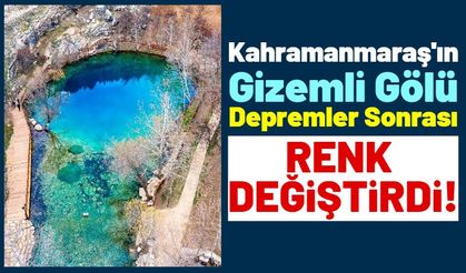 Kahramanmaraş'ın 'Yeşilgöz Gölü' Depremler Sonrası Kahverengi Oldu!
