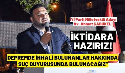 Çabukel: Kahramanmaraş'ı Tanımayana, Bilmeyene Oy Vermeyin!