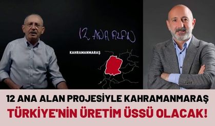 Öztunç: Kahramanmaraş bizimle Türkiye’nin üretim üssü olacak