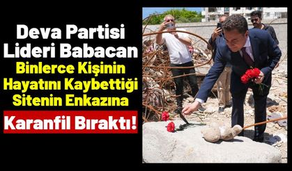 Ali Babacan Kahramanmaraş'ta Kapıçam Deprem Mezarlığını ve Ebrar Sitesini Ziyaret Etti!