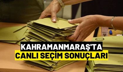 Kahramanmaraş 14 Mayıs 2023 Seçim Sonuçları Açıklanıyor