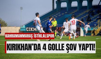 Akedaş Kahramanmaraş İstiklalspor, Kırıkhan’da 4 Golle Şov Yaptı!
