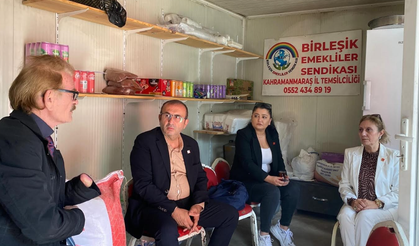 CHP’li Ateş’ten Birleşik Emekliler Sendikası’na ziyaret