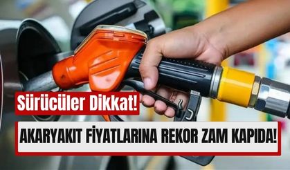 16 Ocak'tan İtibaren Akaryakıta Rekor Zamlar Geliyor!
