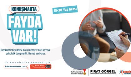 Kahramanmaraşlı Gençlere Ücretsiz Terapi Desteği