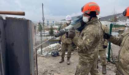 Kahramanmaraş’ta Askeri Personele Deprem Eğitimi!