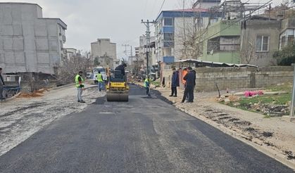 Kahramanmaraş’ta Mahallelerde Asfalt Çalışması