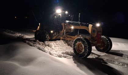 Kahramanmaraş'ta Yüksek Kesimlerde Karla Mücadele Hızlandı