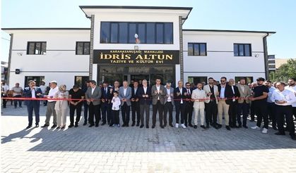 Kahramanmaraş Elbistan’da İdris Altun Taziye ve Kültür Evi Hizmete Açıldı