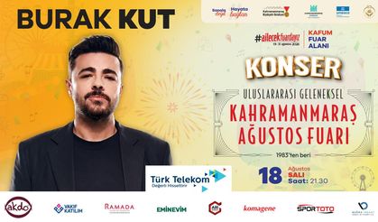 Kahramanmaraş’ta 90’lar Rüzgârı Esecek: Burak Kut Ağustos Fuarı’nda Sahne Alıyor