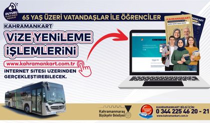 Kahramanmaraş’ta binlerce kart sahibini ilgilendiriyor: Yeni sistem açıldı